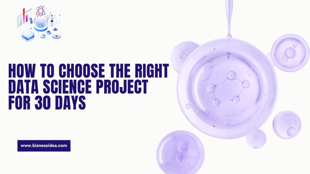 How to choose data science project