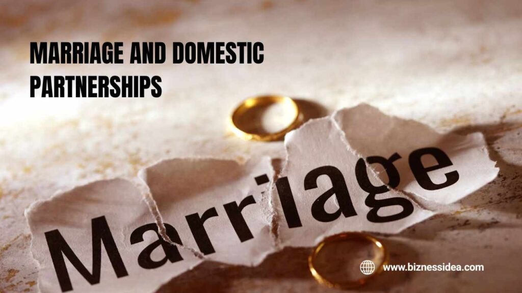 Marriage and Domestic Partnerships-Rights explained by a family law firm Marriage and Domestic Partnerships