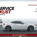 Car Service Checklist For a New Car Owner