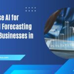 A visual showing the use of AI for financial forecasting