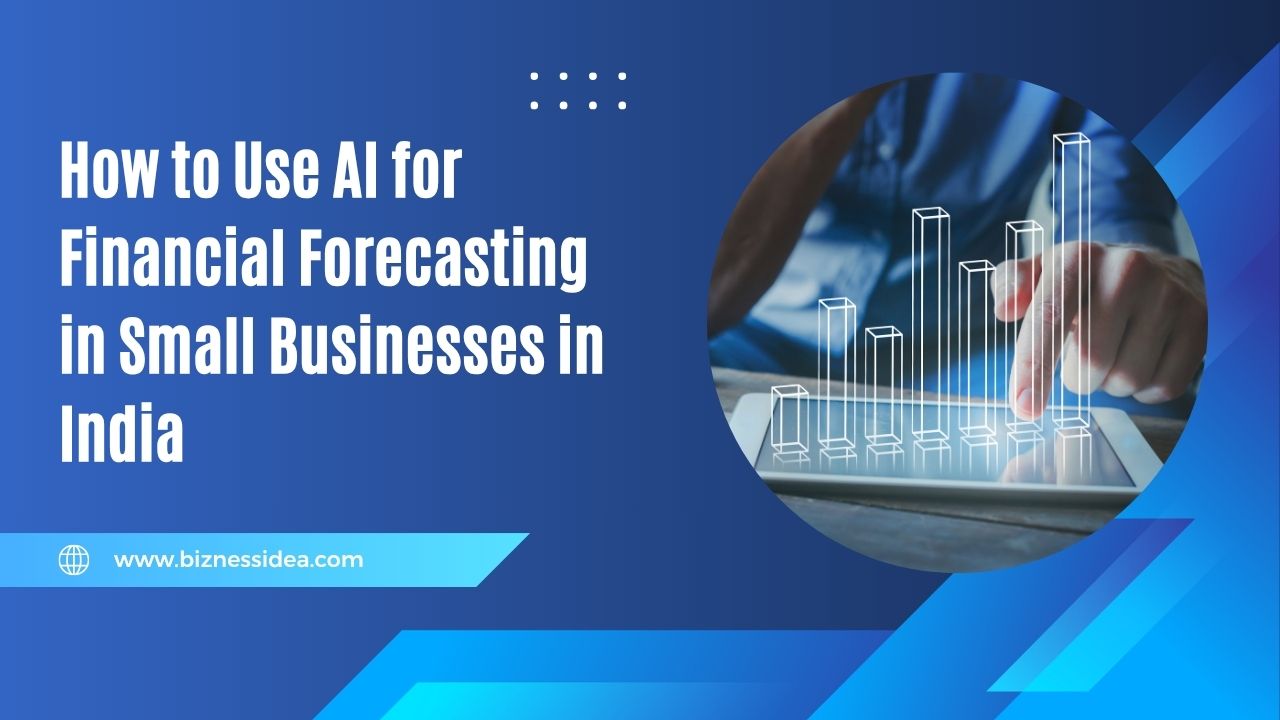 A visual showing the use of AI for financial forecasting
