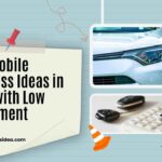 A visual showing Automobile Business Ideas in India
