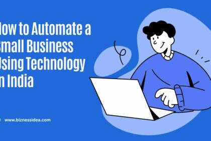 A visual presenting how to automate small business