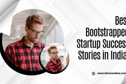 A visual showing the best bootstrapped startup success stories in India