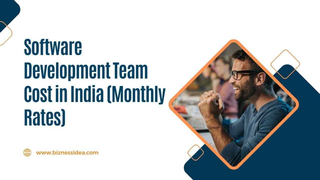 A visual for Software Development Team Cost in India