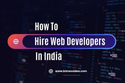 A visual to explore how to hire web developers in India